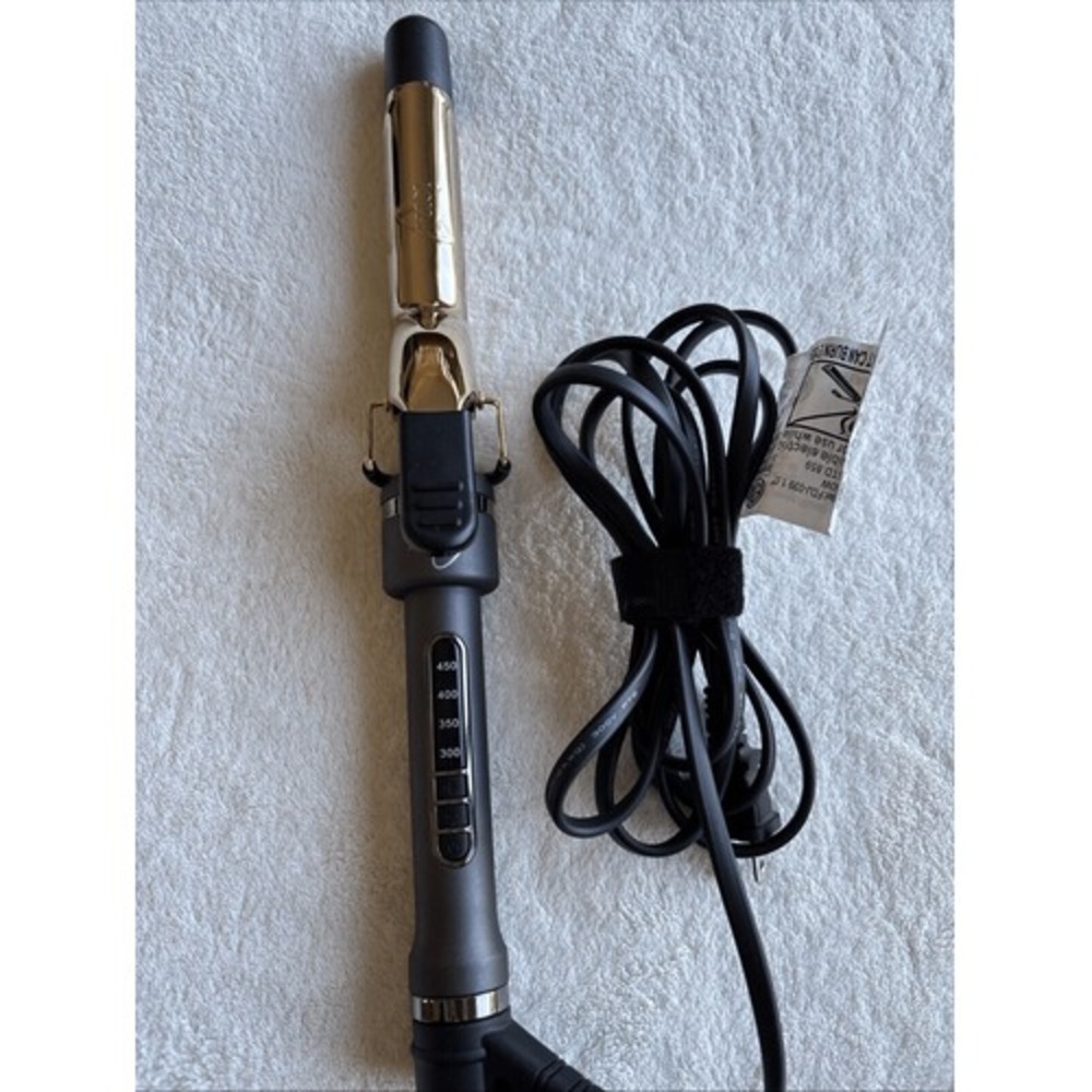 Ion Golden Titanium Curling Iron 1" Inch Model FDJ-039